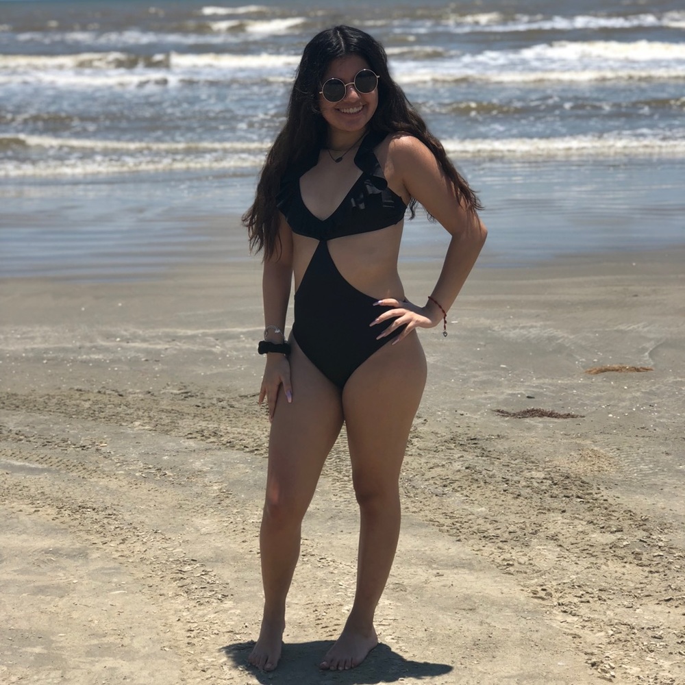 One piece bathing suit